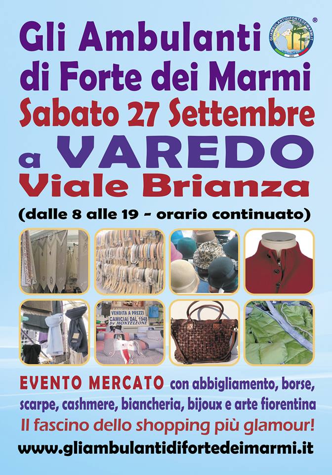 Torna a Varedo il vero Mercato di qualità da Forte dei Marmi