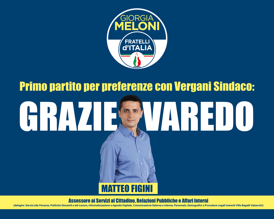 GRAZIE A TUTTI…PARTE 1