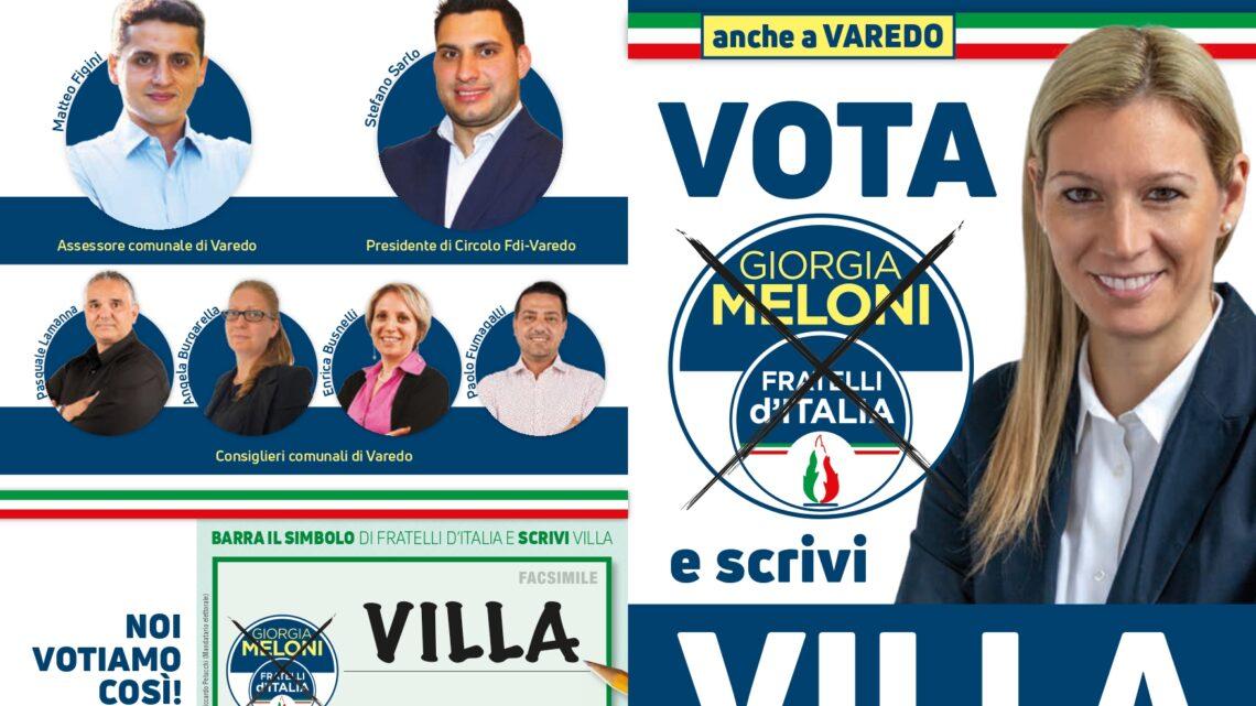 Alessia Villa si presenta agli amici di Varedo