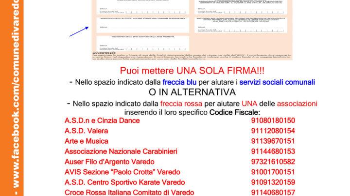 Il 5 per Mille? Lascialo nel tuo territorio!